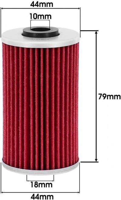 hiflofiltro oliefilter voor kymco 200 dink street scooter 2006 tot 2016 nieuw