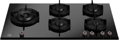 Bertazzoni P905LPROGNE - gas op glas kookplaat - 90 cm - 5 branders - 5 jaar garantie