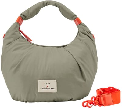 Unio Hamburg x Les Visionnaires schoudertas Puffy Unio Kitzbuehel Tea Green kaki