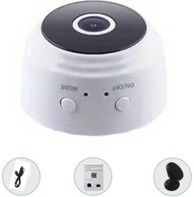 Nivard Spy Camera - Spycam - Spy Camera Draadloos Verborgen Camera - Spionage Camera - Geheime Camera - Spion Camera - Beveiliging - Wit