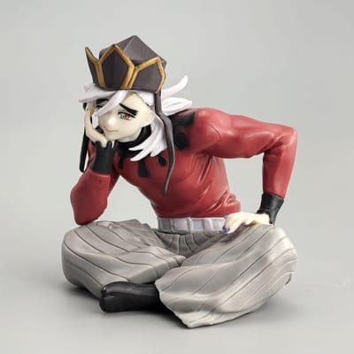 Modèle d'Action Demon Slayer Kimetsu No Yaiba Akaza et Douma Figurine d'Action Ensemble en PVC Figurine Anime Statue Ornements Jouet Cadeau Enfant brown