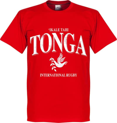 Tonga Rugby T-Shirt - Rood - L