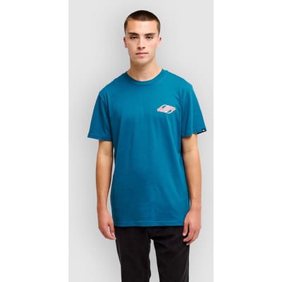 Quiksilver Evo Hammer T-shirt Met Korte Mouwen Blauw S Man