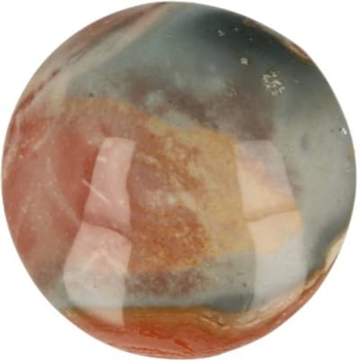 Jaspis Polychroom rond handsteen / oplegsteen
