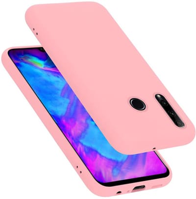 Cadorabo Hoesje geschikt voor Honor 10i / 20i / 20 LITE / Huawei Enjoy 9S in LIQUID ROZE - Beschermhoes gemaakt van flexibel TPU silicone Case Cover