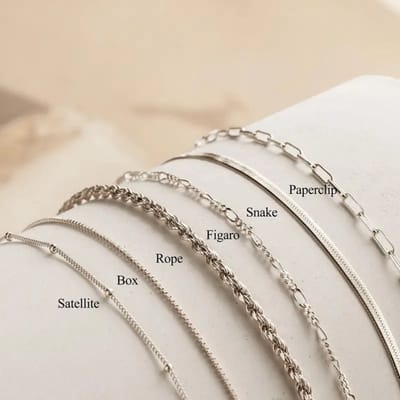 Bovista Armband - Staal - Nep Zilver - Dames - 6 St - Zilver