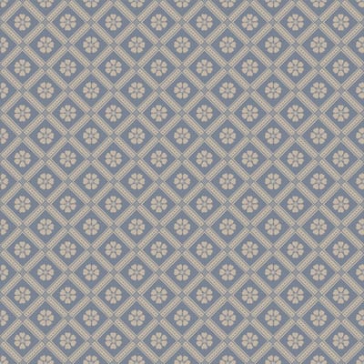Boråstapeter Vliesbehang 4820 - New Heritage - Klassiek Blauw - 53cm x 10.05m