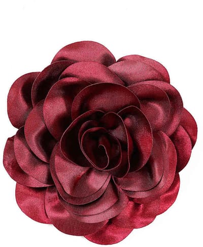 Banned - Romantic Bloom Broche - Bordeaux rood