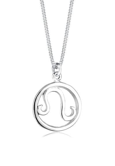 Elli - Halsketting - Dames Leo Dierenriem Hanger Filigraan in 925 Sterling Zilver -