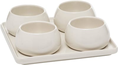 Secret de Gourmet Nora Aperitief set - 5-delig - Wit