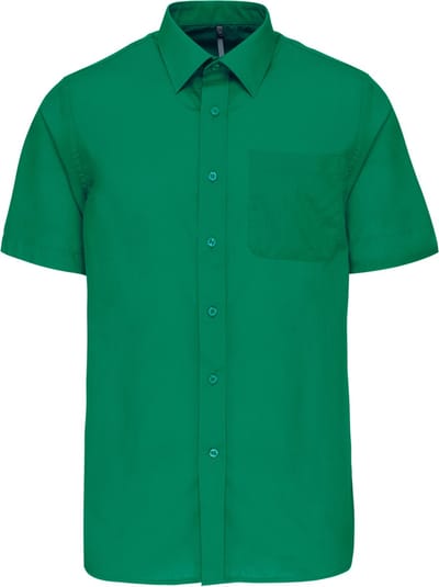 Herenoverhemd 'Ace' korte mouwen merk Kariban Kelly Groen maat 4XL