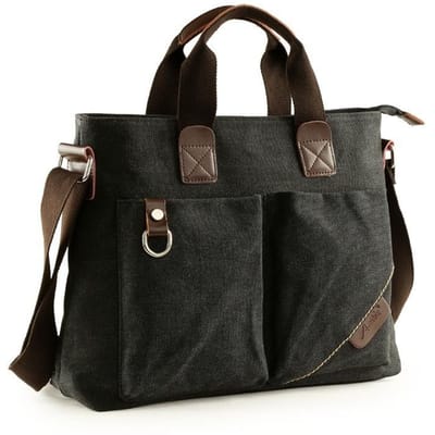 Heren Canvas Handtas voor Zakelijk Gebruik, Outdoor Crossbody Tas, Herentas, Enkel-schouder Tas, Casual Rugzak voor Studenten 10-inch