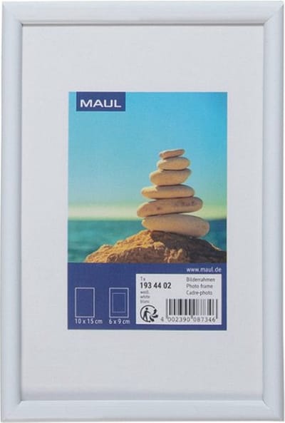MAUL Fotolijsten MAULart kunststof 10 x 15 cm, ca. A6 wit