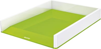 Brievenbak Leitz WOW A4 wit/groen | 4 stuks