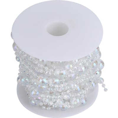 Acryl Kralen Slinger String DIY Feestgordijn Benodigdheden voor Bruiloftsdecoratie 32.8ft white