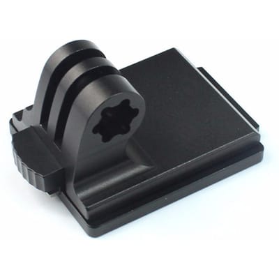 Sportcamera Helm Vaste Mount Aluminiumlegering Actiecamera Helm Vaste Basis Houder Adapter voor black