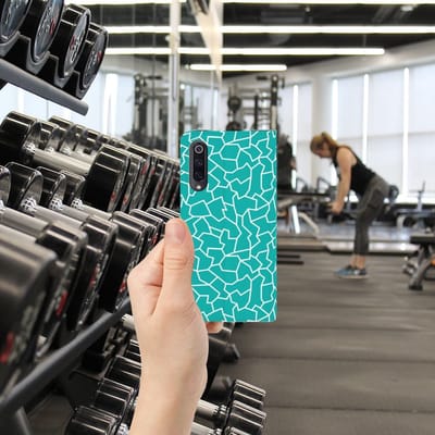 Xiaomi Mi 9 Bookcase Cracks Blue