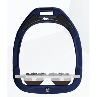 Ultra Grip vlakke stijgbeugels Marine/Grijs/Bruin Flex-On Green Composite