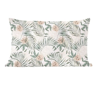 Sierkussens - Kussentjes Woonkamer - 60x40 cm - Monstera - Palmblad - Jungle - Tropisch