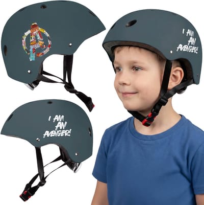 MARVEL Avengers Veilige fietshelm voor jongens, sportief, verstelbaar 52-56 cm