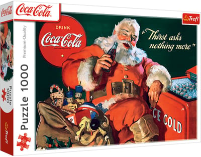 Trefl puzzel Coca-Cola kerstcadeaus 1000 stukjes FSC karton.