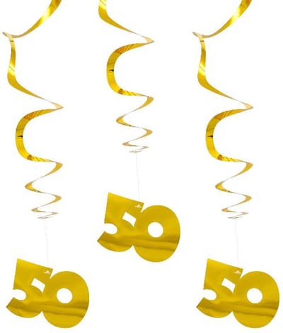 Folat - Spiral Hangdecoration 50 Gold