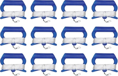 Vlieger Lijn - Vlieger Touw - Buiten Spelen - Duurzaam Plastic Handvat - 300 FT Lengte - Blauw