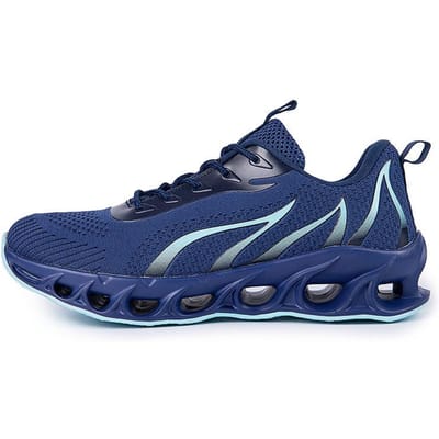 Heren Schoenen Zomer Ademend Nieuw Casual Sport Trendy Schoenen Sport Hardloopschoenen 48 blue