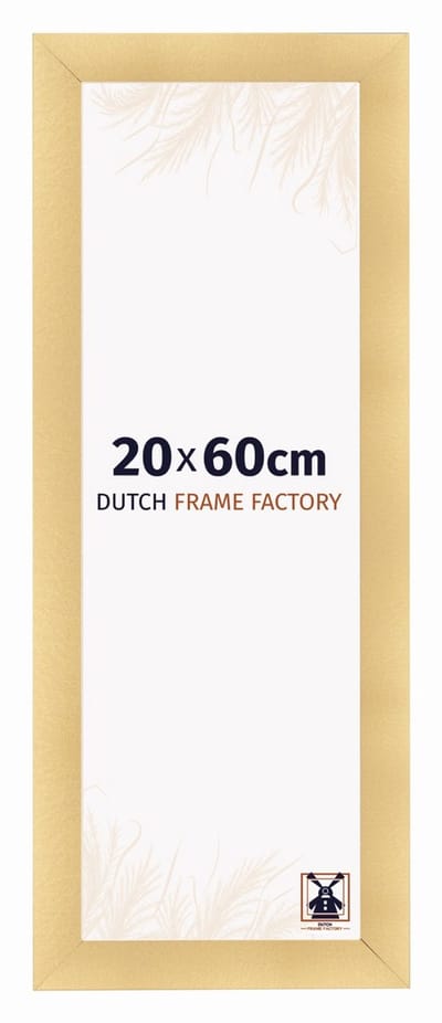 Fotolijst 20x60 cm - MDF - Goud Mat - Praag