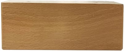 FLE - Meubelpoot rechthoek 15 bij 5 cm en hoogte 6 cm van massief hout