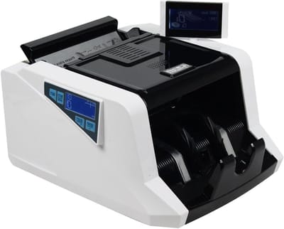 Geldtelmachine - Bankbiljet teller - Snel geld tellen - Automatische detectie - 300x245x210mm - Zwart