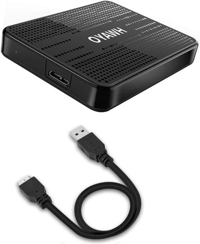 Externe harde schijf - Draagbare opslag - Bestanden opslaan - Plug and Play - 500 GB - Zwart
