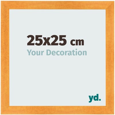 Your Decoration - Fotolijst 25x25 cm - MDF - Oranje - Pisa