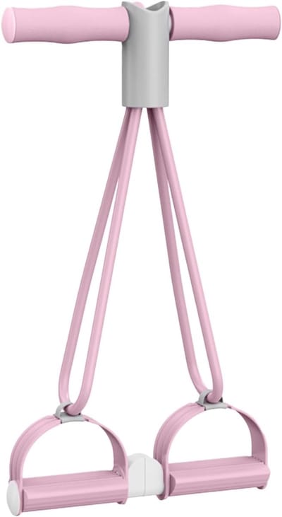 Enkelpuller met buizen - Fitness trainer - Thuis sporten - Compact en lichtgewicht - 26 x 24 x 7 cm