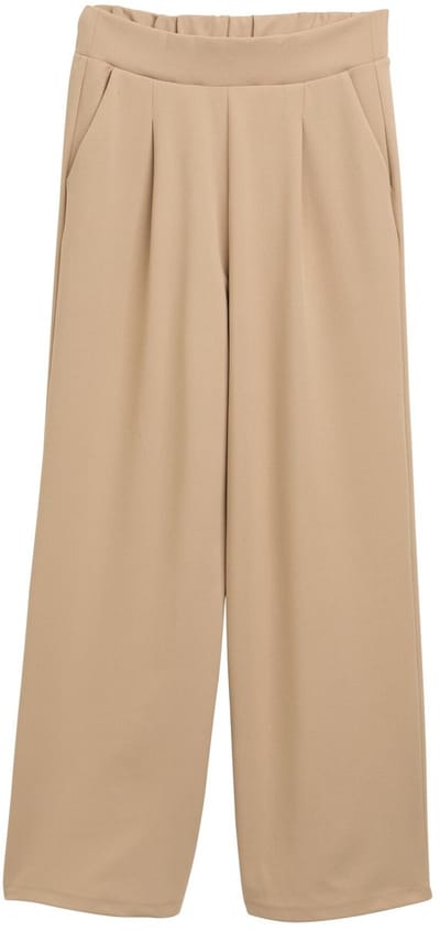 Tom Tailor Denim - Broek met wijde pijpen - Maat M - tan brown