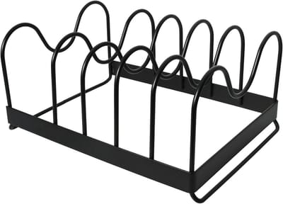 Keuken Organizer voor Snijplanken, Pannen en Dekselhouder met 5 Slots voor Efficiënte Opslag