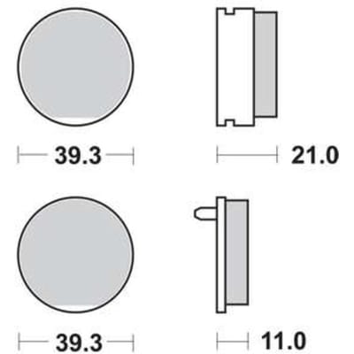 Remblokset TRW MCB502