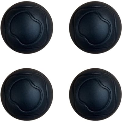 Couvre-pieds de chaise lunaire, 4 pièces, protège-pieds de chaise de Camping, coussinet de pieds en boule de caoutchouc stabilisant noir