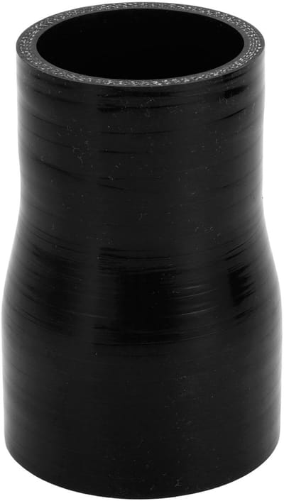 Dailygoods- Silicone Slang 4-Laags - Binnendiameter 51mm/63mm - Lengte 100mm - Dikte 5mm - Zwart - Bestand tegen hoge temperaturen - Koelslang