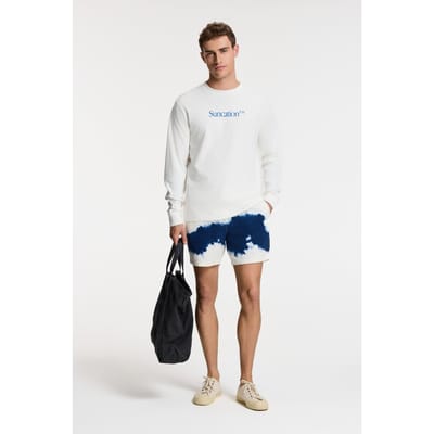 Shiwi Noah Relaxed Longsleeve Suncation White Maat: S | Longsleeves Outlet | Heren | Wit