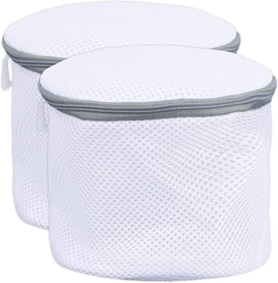 Ondergoed Waszak - Delicate Kleding - Beschermend Wassen - Versterkt Gaas - 2 stuks 165x15cm - Wit