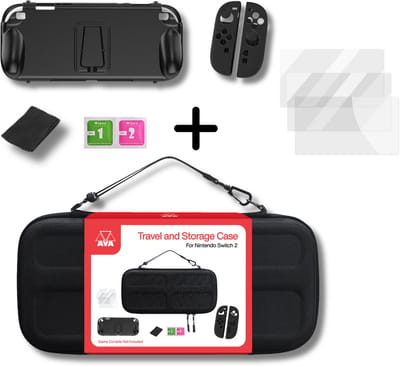 AVA Nintendo switch 2 Case Premium Edition - Screenprotectors - Beschermhoes - Console case - Nintendo switch 2 accessoires