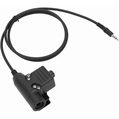 Walkie Talkie Radio Headset Adapter 3.5mm Audio Jack U94 PTT Adapter Headset Kabel Stekker Adapter voor