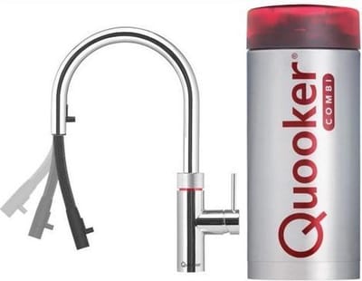 Quooker combi Flex Chroom 3 in 1