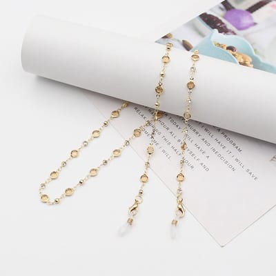 Brillenkoord Dames (2 Stuks) - Luxe Brillenketting voor Zonnebril - Modieuze Eyewear Strap - 70 cm- Stijl 2