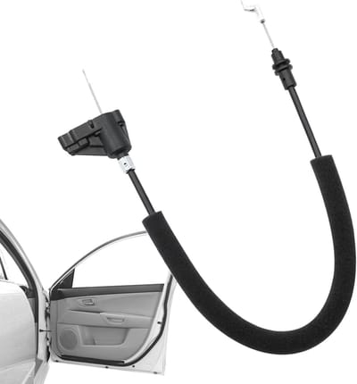 Deurslot Kabel - Veiligheidskoord - Auto Reparatie - Slijtvaste Coating - 99 centimeter - Zwart