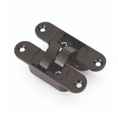 Zwart Onzichtbaar Scharnier 110x30mm 65 kg links