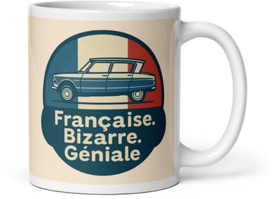 De2pktjes - Française. Bizarre. Géniale. – Mok met een Franse Knipoog