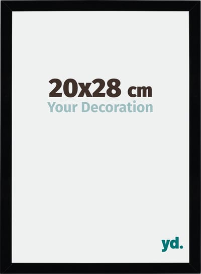 Your Decoration - Fotolijst 20x28 cm - MDF - Zwart Hoogglans - Mura