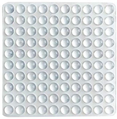 Doorzichtige zelfklevende bumperpads voor kastdeuren en meubels - Geluiddempende rubberen voetjes, 100 stuks